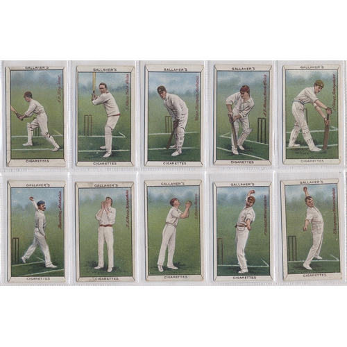 131 - Gallaher. 1912 Sports series complete set in plastic sleeves generally fair to good. Cat. £700. (See... 