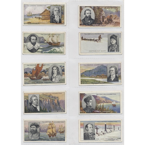 180 - F&J Smith. 1911 Famous Explorers complete set generally fair to good. Cat. £900. (See photo) (R)