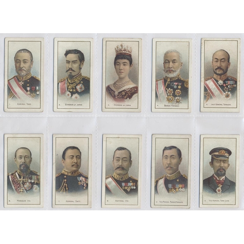 184 - Taddy. 1904 Russo Japanese War (1-25) complete set in plastic sleeves generally fair to good. Cat. £... 