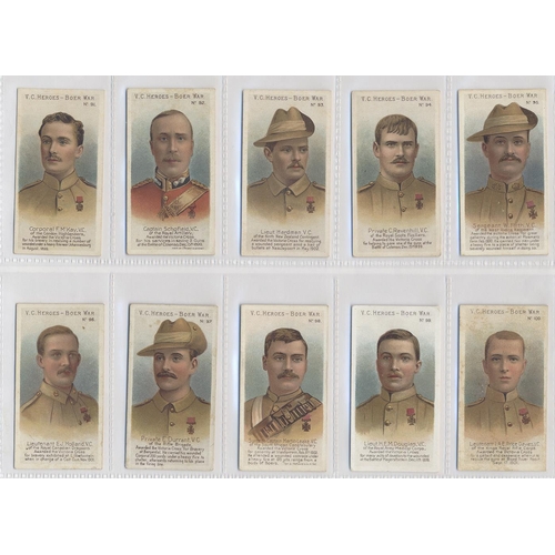 192 - Taddy. 1902 V.C Heroes Boer War (81-100) complete set in plastic sleeves generally good. Cat. £600. ... 