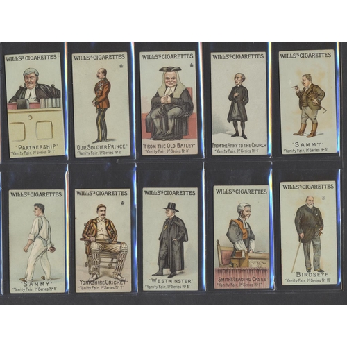 204 - Wills. Complete set of Wills 1902 Vanity Fair 1st series, generally good condition. Qty 50 Cat. £350... 