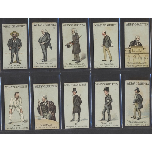 205 - Wills. Complete set of 1902 Wills Vanity Fair 2nd series, generally mixed condition. Qty 50 Cat. £35... 