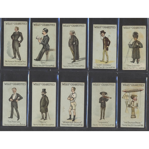 205 - Wills. Complete set of 1902 Wills Vanity Fair 2nd series, generally mixed condition. Qty 50 Cat. £35... 