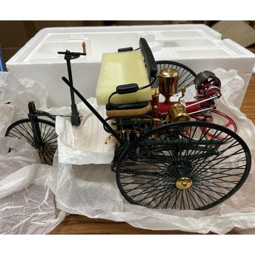 379 - Collection with Corgi (100) approx, MOY (20) approx, Franklin Mint 1886 Benz Patent Motorwagen, die ... 