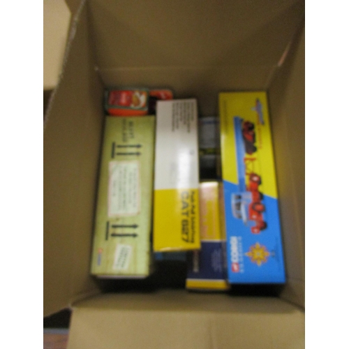 422 - Collection of Cars, Buses and Lorries boxed and unboxed in mixed condition featuring Corgi, EFE and ... 