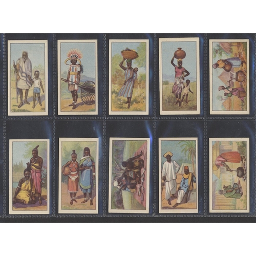 47A - Collection in album with complete sets including Raydex C.W.S African Types, Sniders and Abrahams Na... 