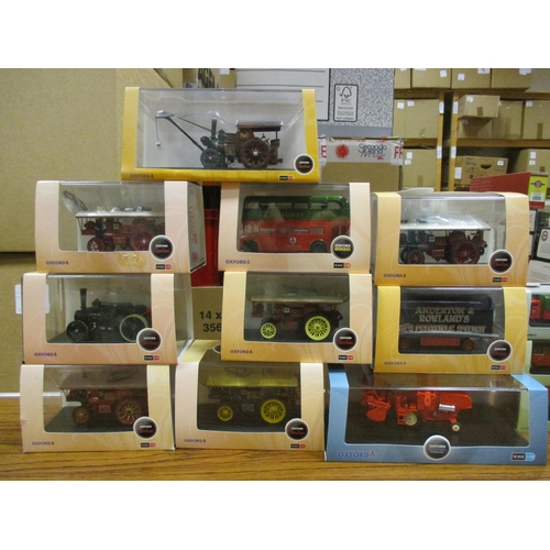 523 - Oxford Die Cast. Collection mint in excellent boxes with range of Great Dorset Steam Fair (11), Comm... 