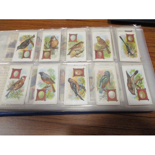 73 - Collection in two albums with complete sets including Players Butterflies, Natural History plus part... 