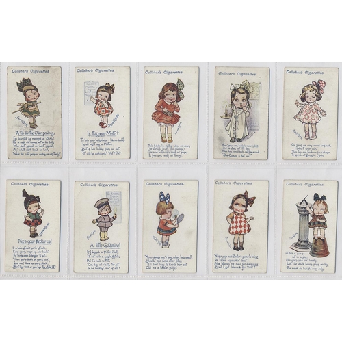 128 - Gallaher. 1916 Kute Kiddies complete set in plastic sleeves generally fair to good. Cat. £500. (See ... 