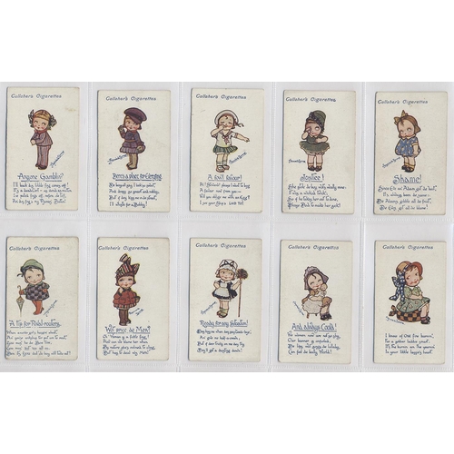 128 - Gallaher. 1916 Kute Kiddies complete set in plastic sleeves generally fair to good. Cat. £500. (See ... 