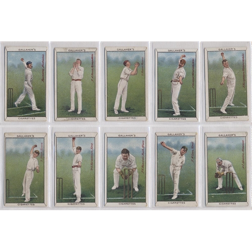 131 - Gallaher. 1912 Sports series complete set in plastic sleeves generally fair to good. Cat. £700. (See... 