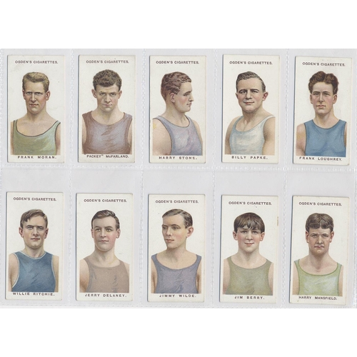 167 - Ogdens. 1915 Boxers complete set in plastic sleeves generally fair to good. Cat. £450. (See photo) (... 