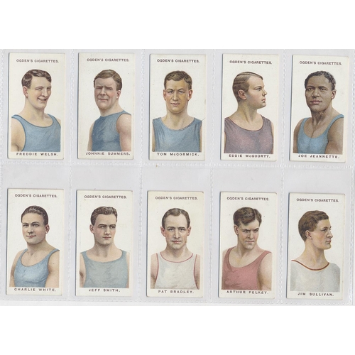 167 - Ogdens. 1915 Boxers complete set in plastic sleeves generally fair to good. Cat. £450. (See photo) (... 