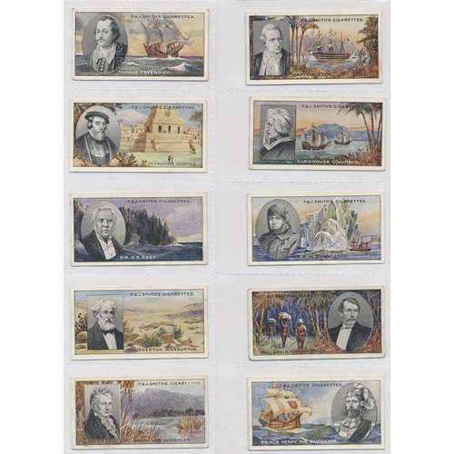 180 - F&J Smith. 1911 Famous Explorers complete set generally fair to good. Cat. £900. (See photo) (R)