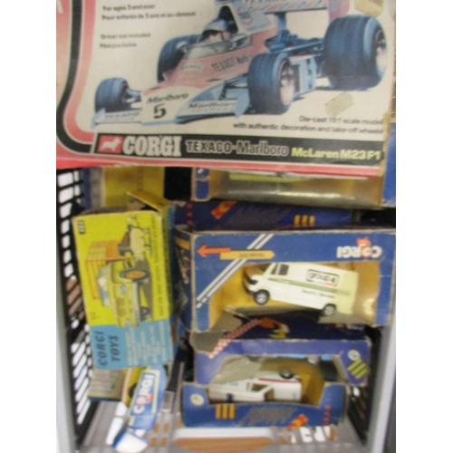 404 - Collection of mainly Cars boxed and unboxed in mixed condition featuring Corgi, Dinky and Hot Wheels... 