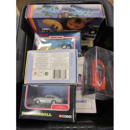 404 - Collection of mainly Cars boxed and unboxed in mixed condition featuring Corgi, Dinky and Hot Wheels... 