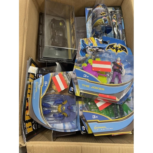 419 - Collection of Batman cars, figures and some memorabilia plus ranges from Airfix, The Hobbit, Star Wa... 