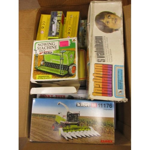 459 - Collection of mainly mint in excellent boxes with Corgi, Dinky Farm Machinery Kits and loose etc. Qt... 