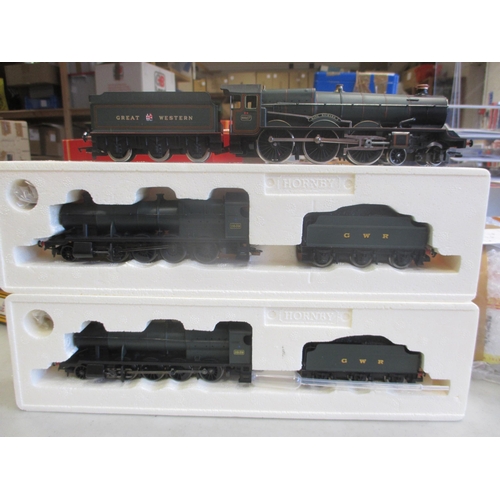 576 - Collection of boxed locomotives, coaches (8) and wagons (22) generally mint in fair to excellent box... 