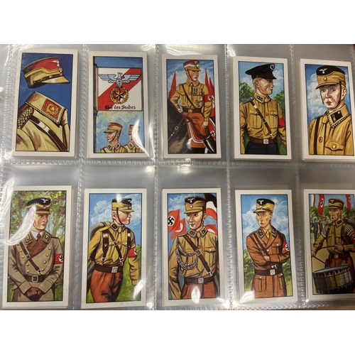 62 - Collection in album with part and complete sets including Oliver German Uniforms, German Orders and ... 