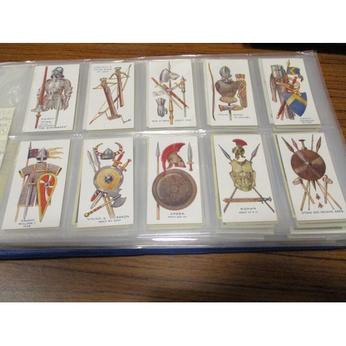 73 - Collection in two albums with complete sets including Players Butterflies, Natural History plus part... 