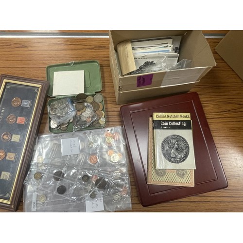 514 - Accumulation in mixed condition with some better including GB coins, world coins, Roman, coin access... 