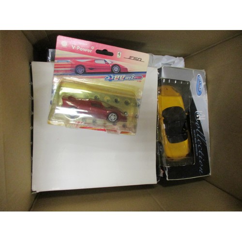 409 - Collection of Cars boxed and unboxed in mixed condition featuring Burago, Corgi, Solido and Atlas Ed... 