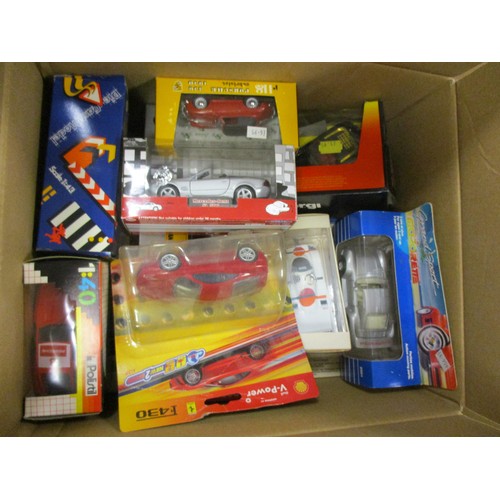 443 - Collection of Cars mint in generally excellent boxes with Burago, Corgi, Polistil and Matchbox etc. ... 