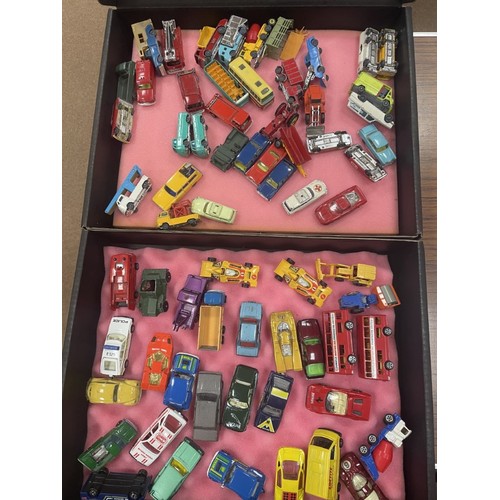 437a - Unboxed collection from the 1950s to 1970s including Matchbox, Dinky, Corgi, Husky etc generally mix... 