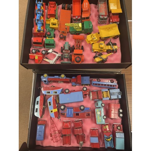 437a - Unboxed collection from the 1950s to 1970s including Matchbox, Dinky, Corgi, Husky etc generally mix... 