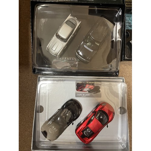 369 - Scalextric. Boxed collection with Skyfall 007 C3268A twin pack, Casino Royale Astin Martin No C3162A... 