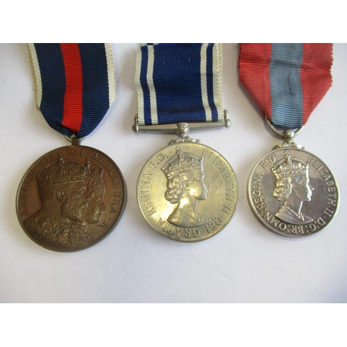 1 - Mixed range with:
1. KGVI Efficiency Medal (Territorial) to 7890335 Dvr S. Ward R.E.
2. KGV Efficien... 