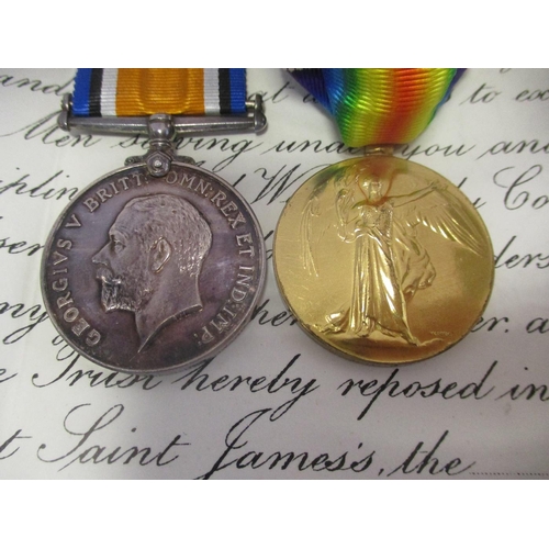 11 - Range with:
1. WW1 BWM and Victory Medal to 2 Lieut H.M. Churchward nearly mint. With original commi... 