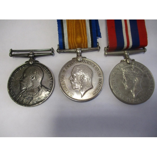 11 - Range with:
1. WW1 BWM and Victory Medal to 2 Lieut H.M. Churchward nearly mint. With original commi... 