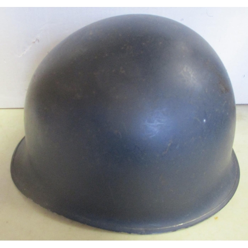 118 - Helmet range all fitted with liners with Swedish M1928 with head badge and 2 decals, Swiss M1918 pai... 