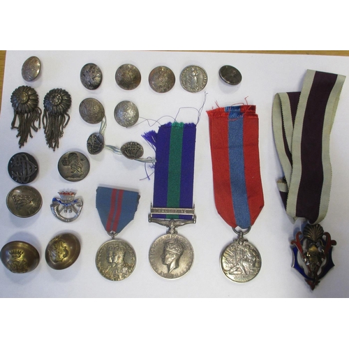 17 - Collection including 1911 Coronation medal, KGV Imperial Service Medal (Crowned bust) to William Cha... 