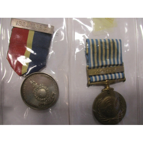 4 - Collection in medal album with 1884-6 Khedive's Star, WW1 Mercantile Marine War Medal to George H. H... 