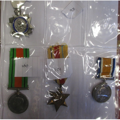 5 - Mixed collection in medal album with WW1 BWM to 1273 Gnr C. Wilkinson R.A., WW2 1939-1945 (3), Atlan... 