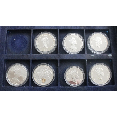 633 - USA. Collection of mainly USA commemorative and circulated silver dollars, with 1893 ½ dollar, 1928 ... 