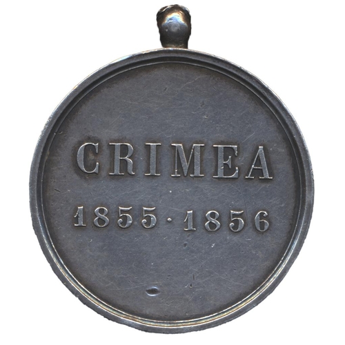 74 - Kingdom of Sardinia. 1855-1856 Crimea Medal by G. Ferraris, un-named as issued, the bar of the suspe... 