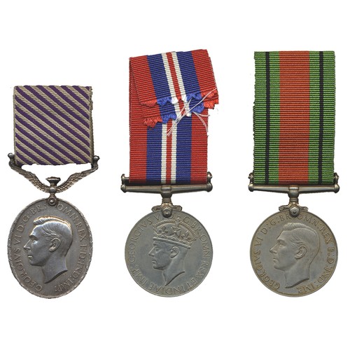 54 - WW2 Distinguished Flying Medal, Polish Medal of Military Virtue (Virtuti Militari), Polish Cross of ... 