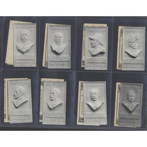 111A - Singleton & Cole. 1915 Famous officers part set in plastic sleeves, generally very good to excellent... 