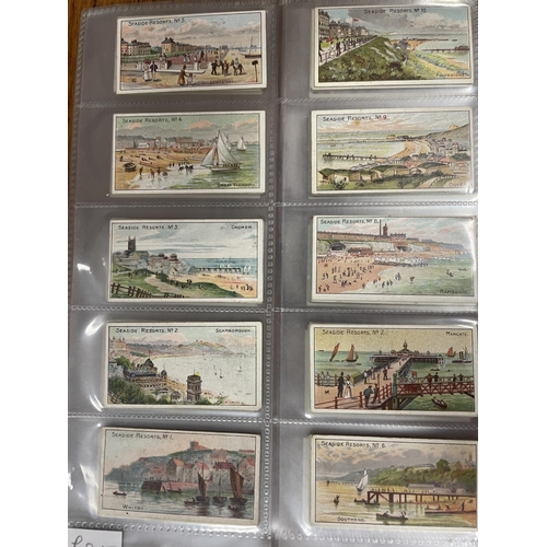 120A - Wills. 1926 Seaside Resorts (mixed) complete set in plastic sleeves generally fair to good. Cat. £75... 