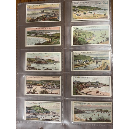 120A - Wills. 1926 Seaside Resorts (mixed) complete set in plastic sleeves generally fair to good. Cat. £75... 