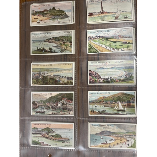 120A - Wills. 1926 Seaside Resorts (mixed) complete set in plastic sleeves generally fair to good. Cat. £75... 