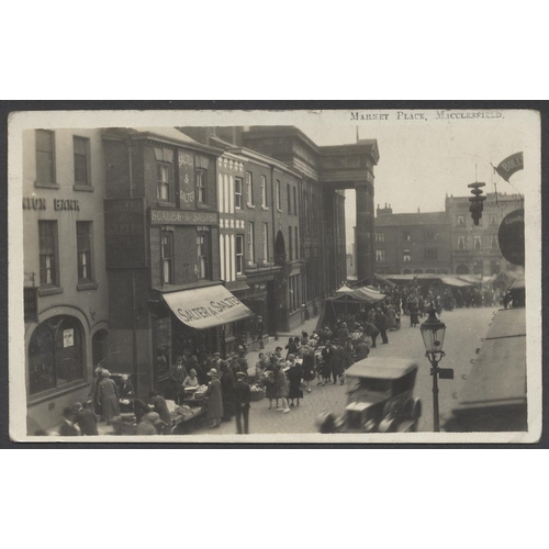 174 - Misc. coln. Embroidered silks incl. A.S.C., patriotic and greetings. Market Place Macclesfield, WWI ... 