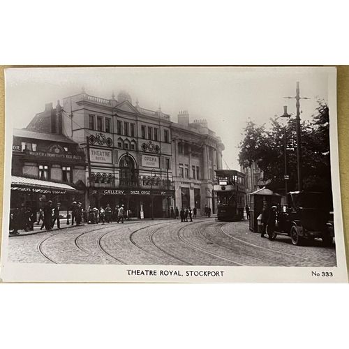 194 - Lancashire/Cheshire. coln. of loose cards many tram themed with plenty of RPs. London Road Hazel Gro... 