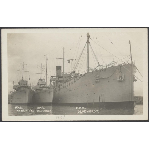 251 - Shipping. misc. coln. of loose cards. Merchant  incl. Mauretania, American floating dock inside and ... 