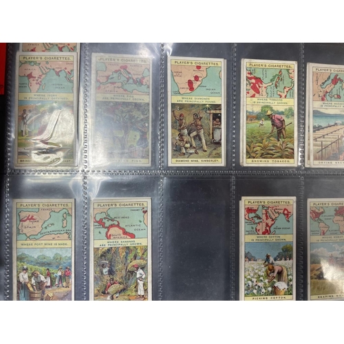 28 - Collection in 24 albums with part sets including Players Natural History (45), Poultry (17), Product... 