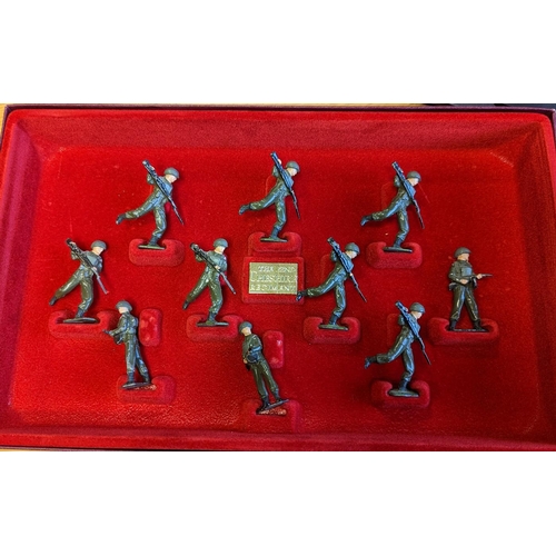 284 - Collection of Napoleonic to WWII soldiers, approx. 70mm in scale, in various positions, generally fa... 